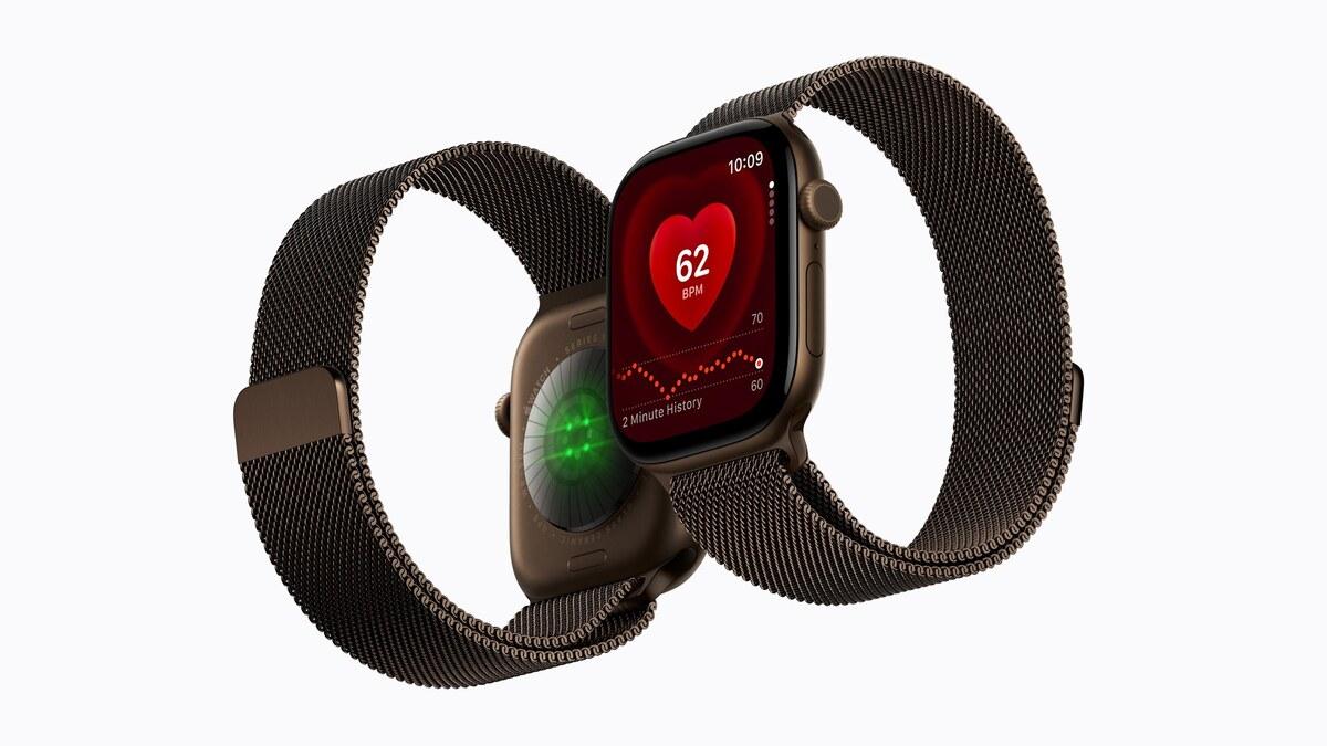 Apple Watch Series 12 models shown in the new ceramic and metal finishes
