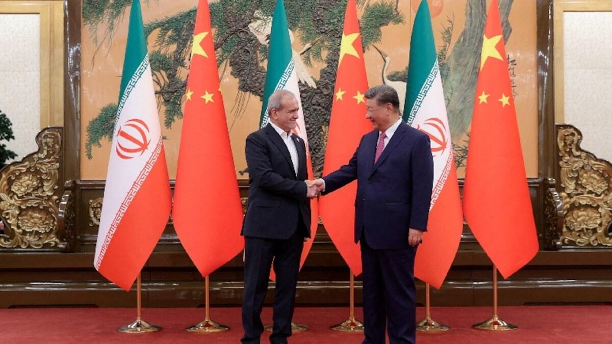 Chinese President Xi Jinping meets Iranian President Masoud Pezeshkian in Beijing