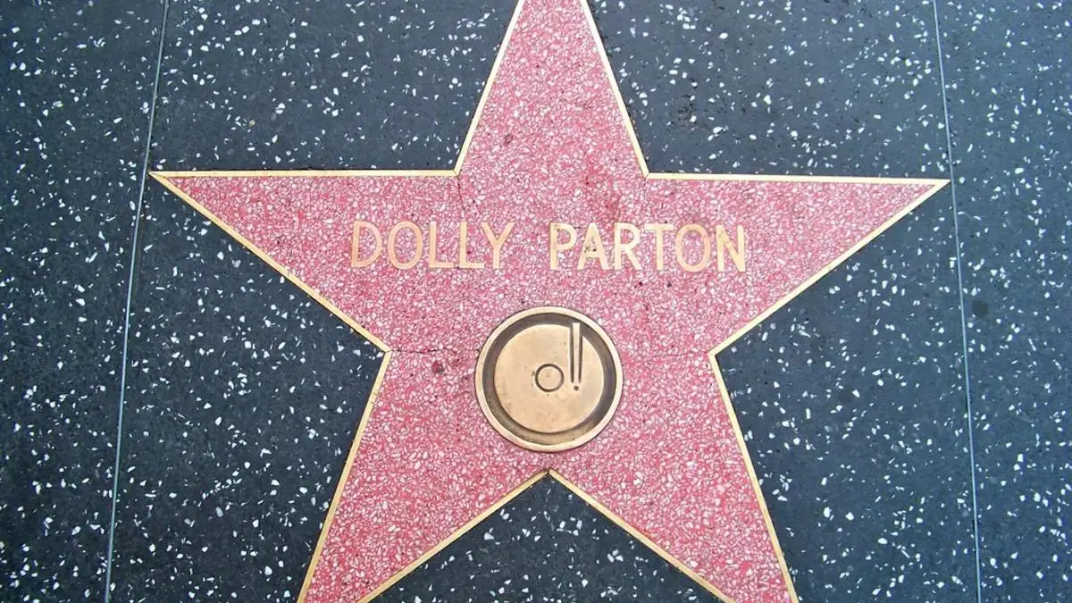 Dolly Parton's recording star on the Hollywood Walk of Fame