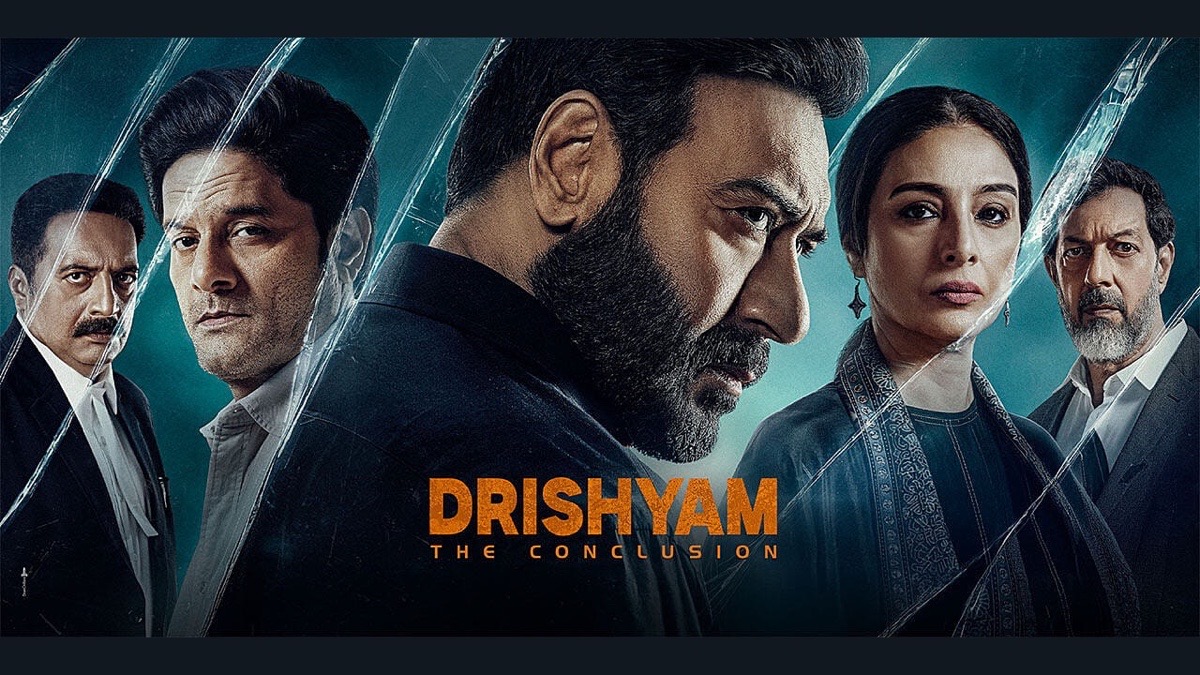 Drishyam 3 lead cast Ajay Devgn and Tabu at a film promotional event