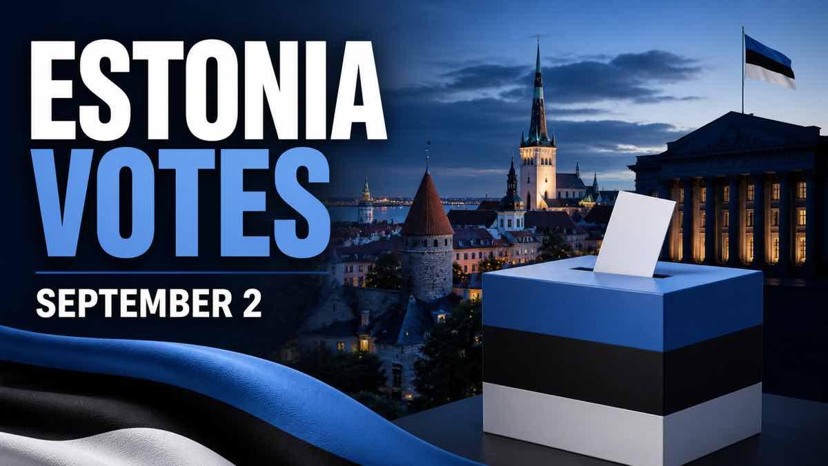 Estonian parliament chamber prepared for the 2026 presidential election