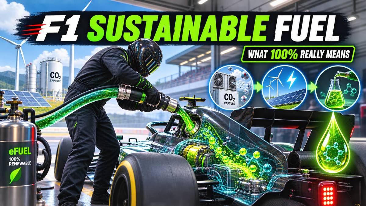 Formula racing car refuelling with advanced sustainable fuel