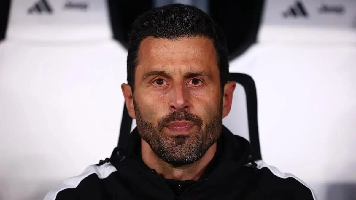 Fabio Grosso on the touchline during a Serie A match