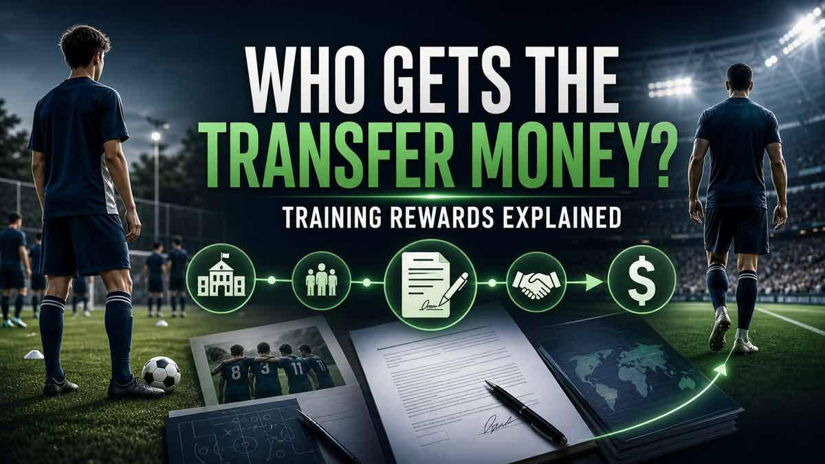 Youth football academy linked to a professional transfer payment