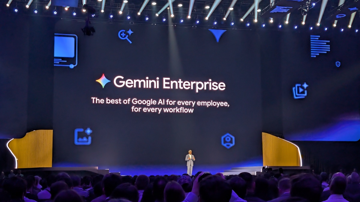 Google Cloud chief executive Thomas Kurian presenting Gemini Enterprise at Cloud Next 2026