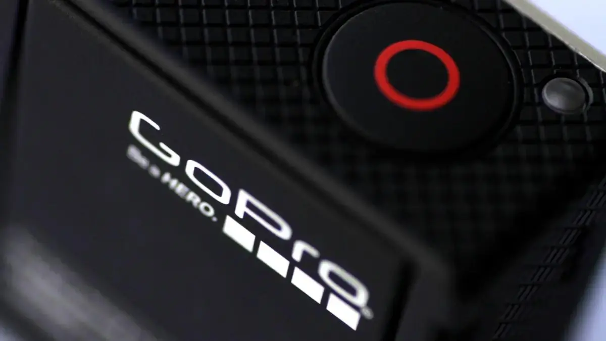 GoPro action camera shown in an illustration photograph