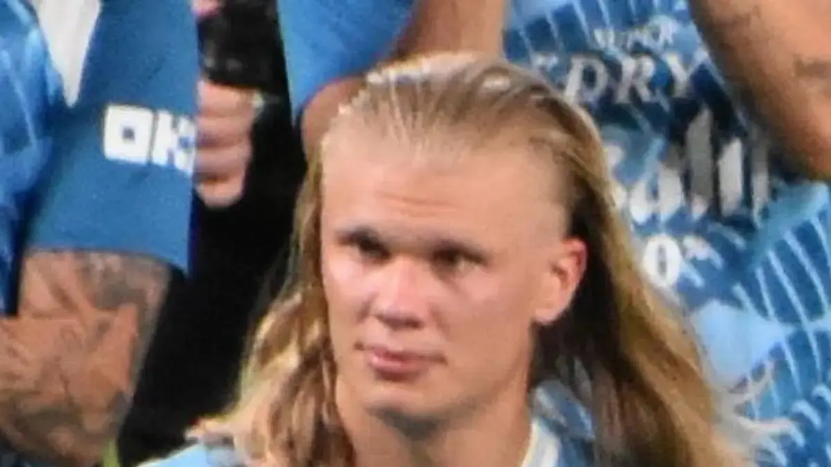 Manchester City striker Erling Haaland