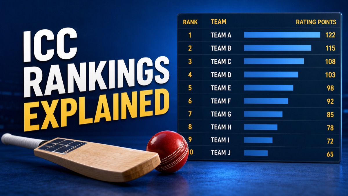 How the ICC men's cricket rankings actually work
