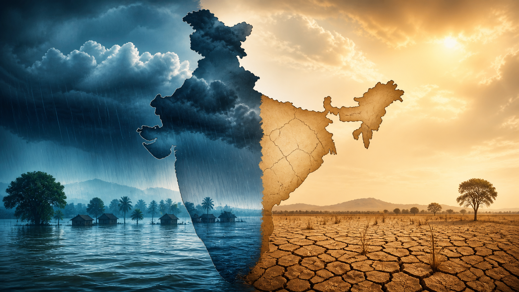 Why Some Indian States Flood While Others Face Drought in the Same Monsoon