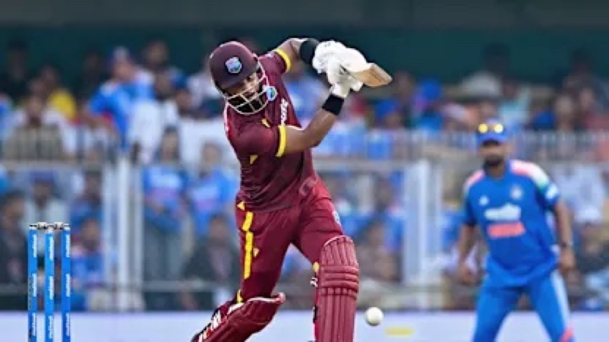 West Indies wicketkeeper-batter Jewel Andrew during an international cricket match