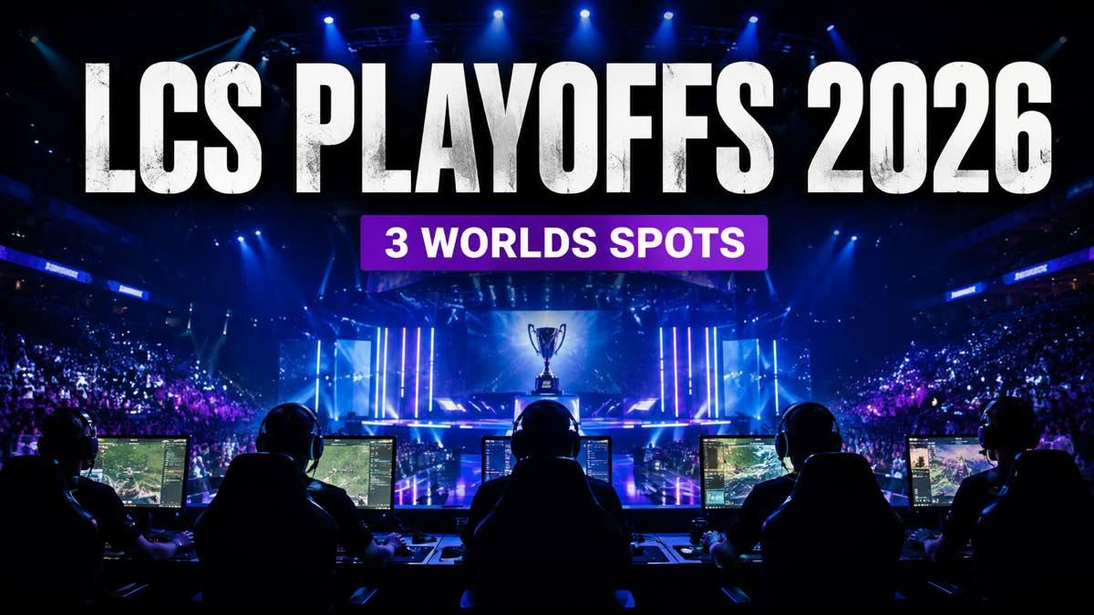 League of Legends esports arena prepared for the LCS playoffs