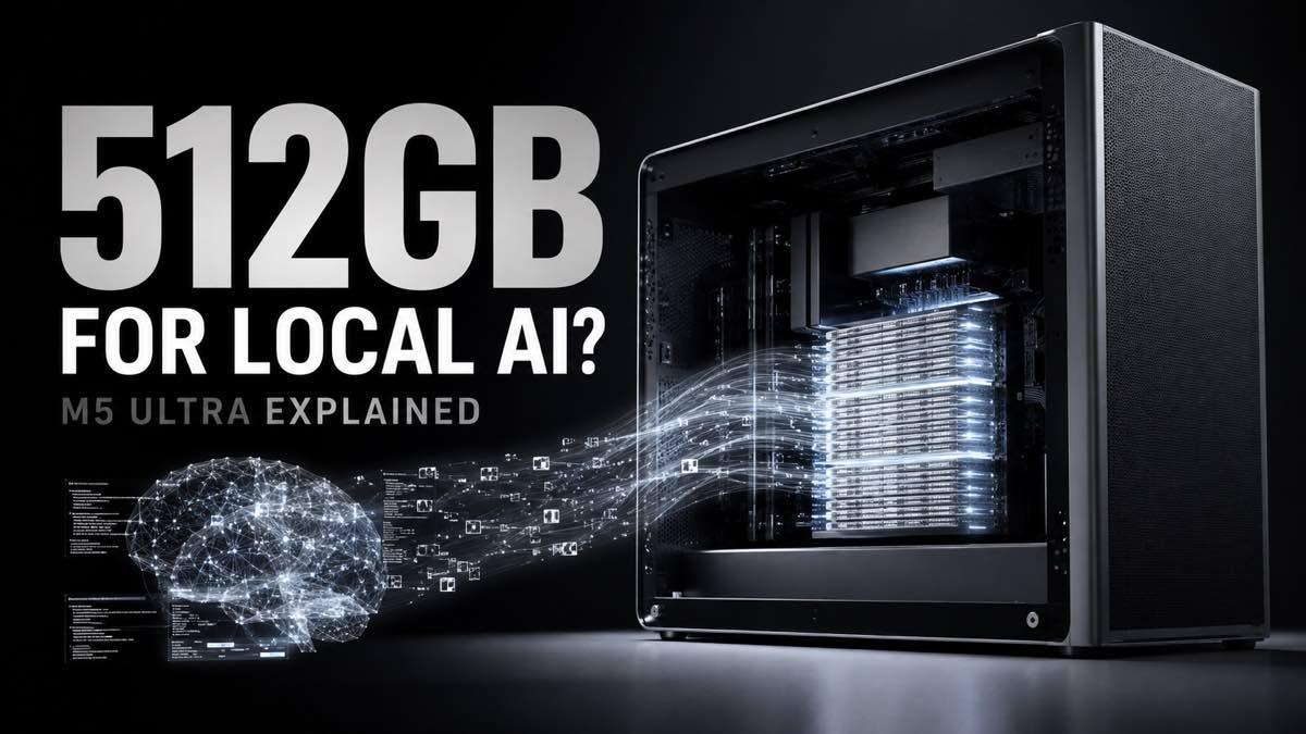 Professional desktop running a large local AI model visualization