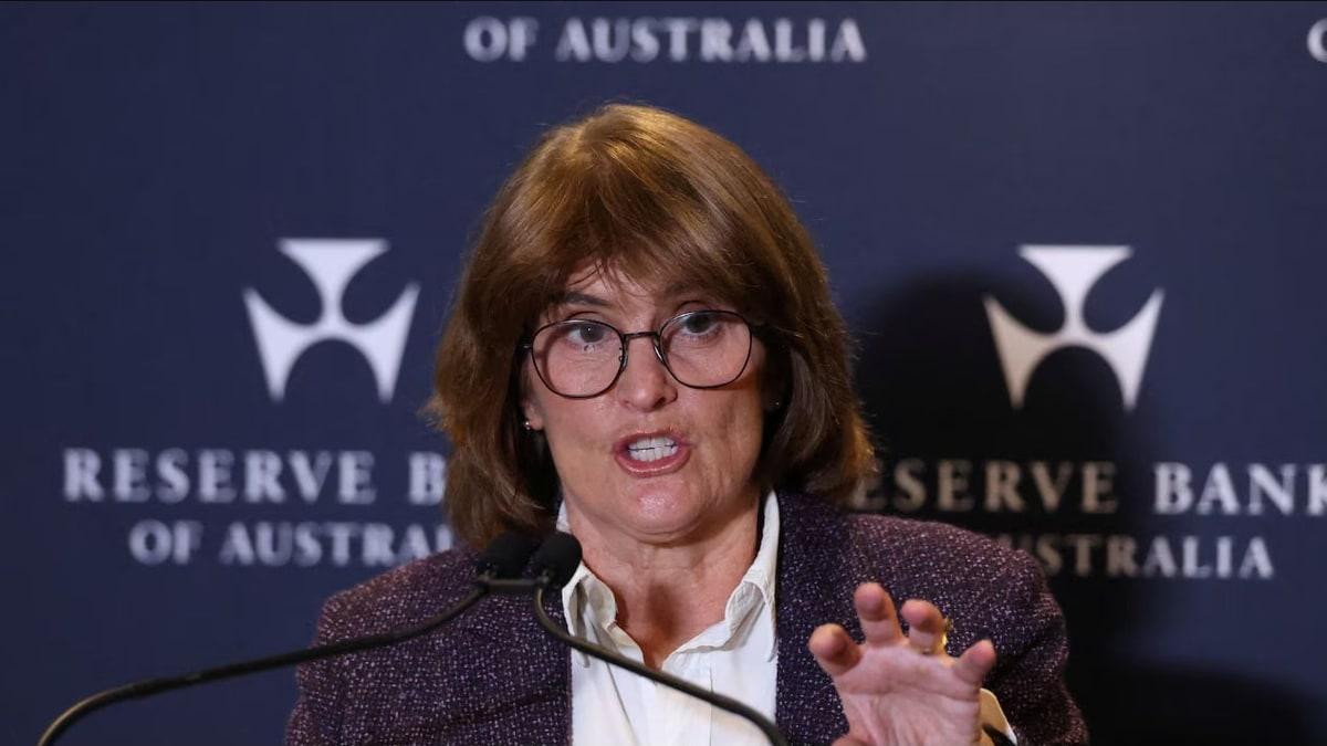 Reserve Bank of Australia governor Michele Bullock speaking about inflation