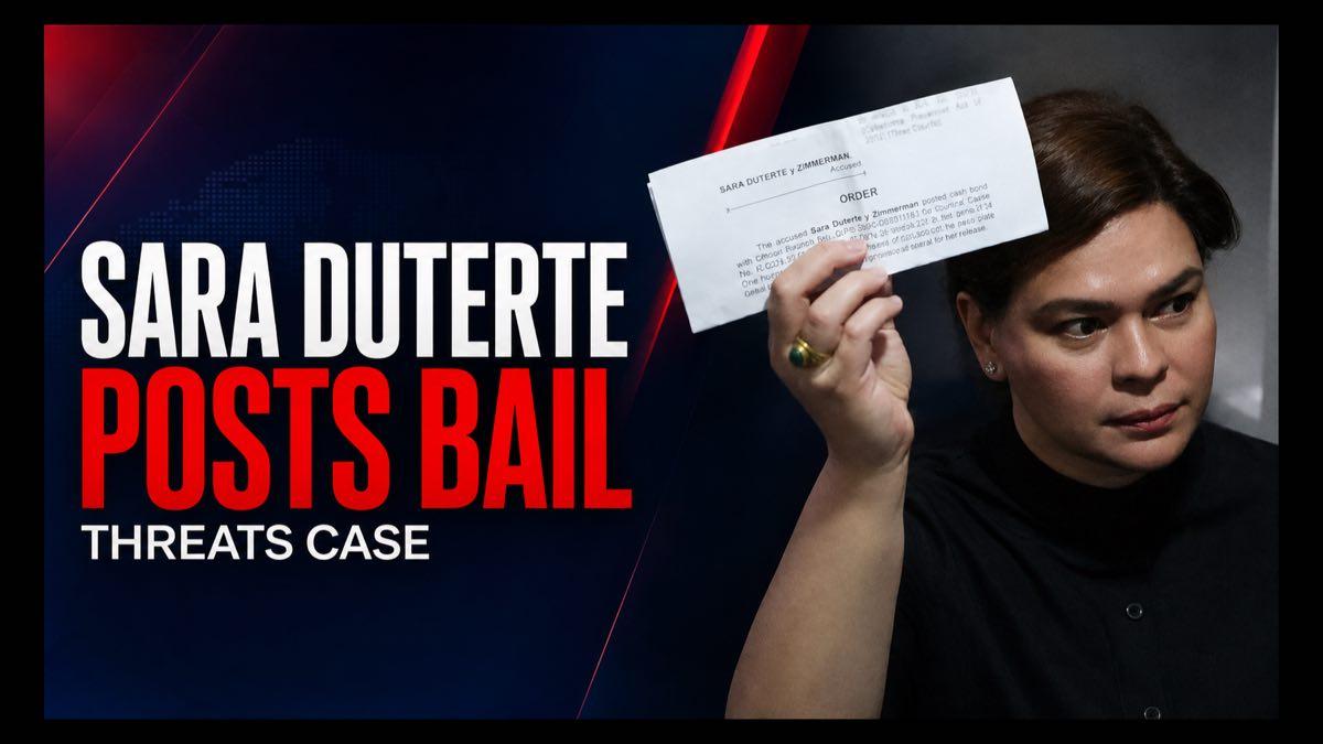 Philippines Vice President Sara Duterte holding a court document
