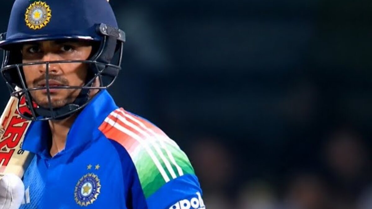 Shubman Gill bats for India during an ODI match against West Indies