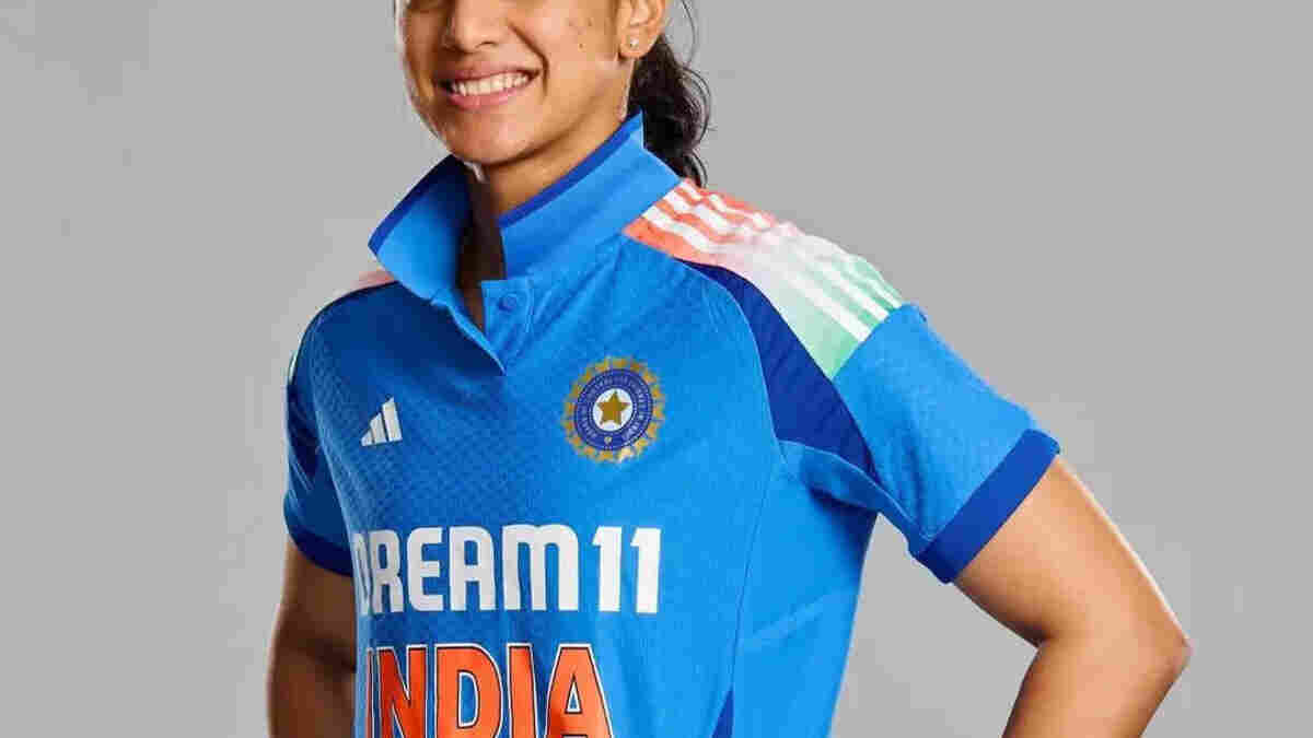 Smriti Mandhana in the India women’s cricket jersey