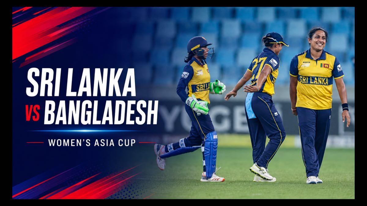 Sri Lanka and Bangladesh women cricketers preparing for a T20 match in Dubai