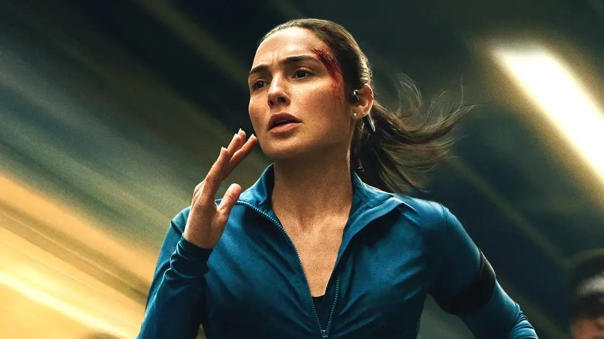 Gal Gadot running through London in Prime Video thriller The Runner