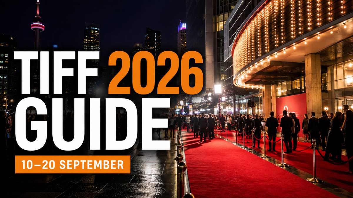 Toronto cinema entrance with red carpet during an international film festival