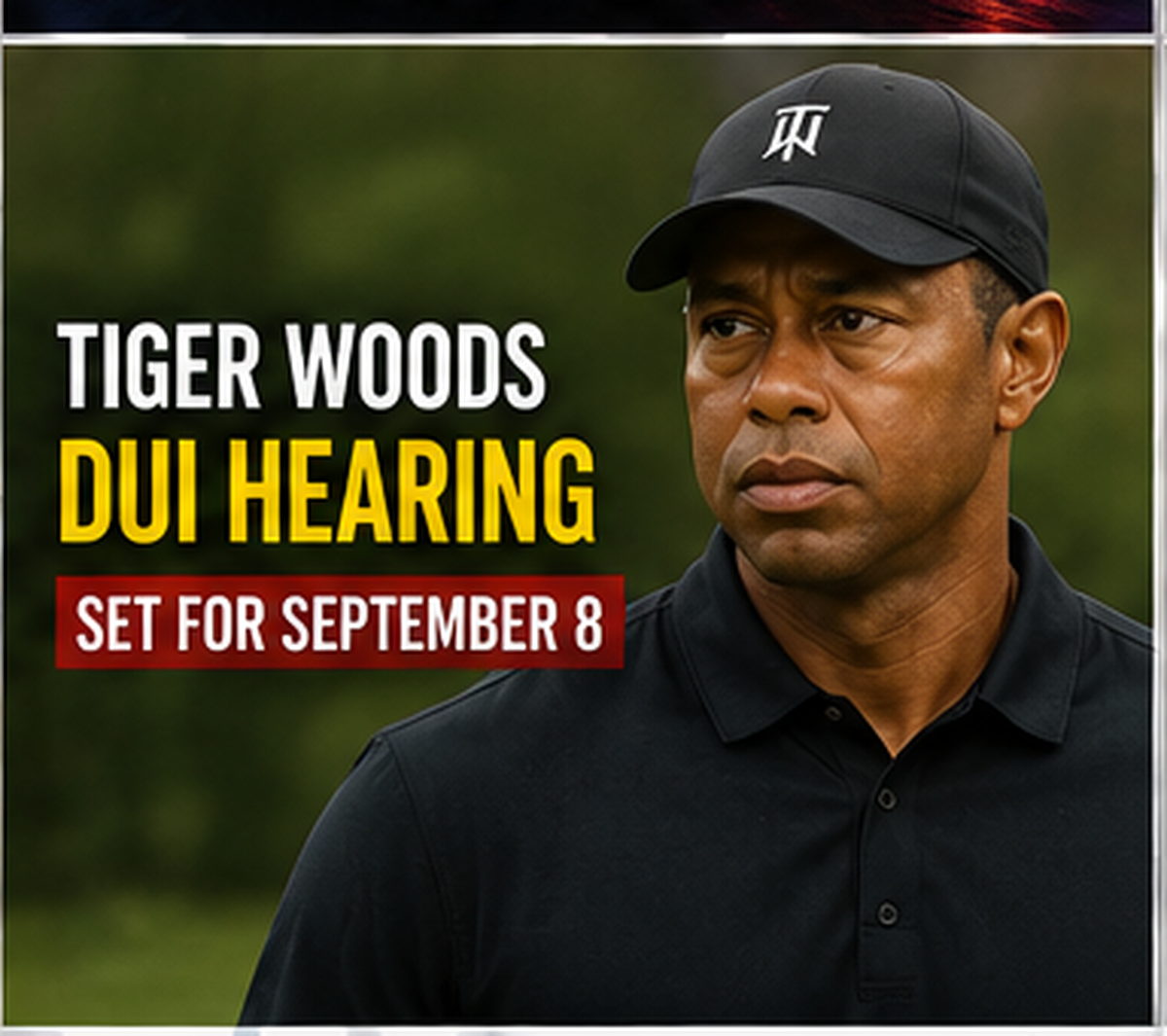 Tiger Woods set for first in-person hearing in DUI case on September 8