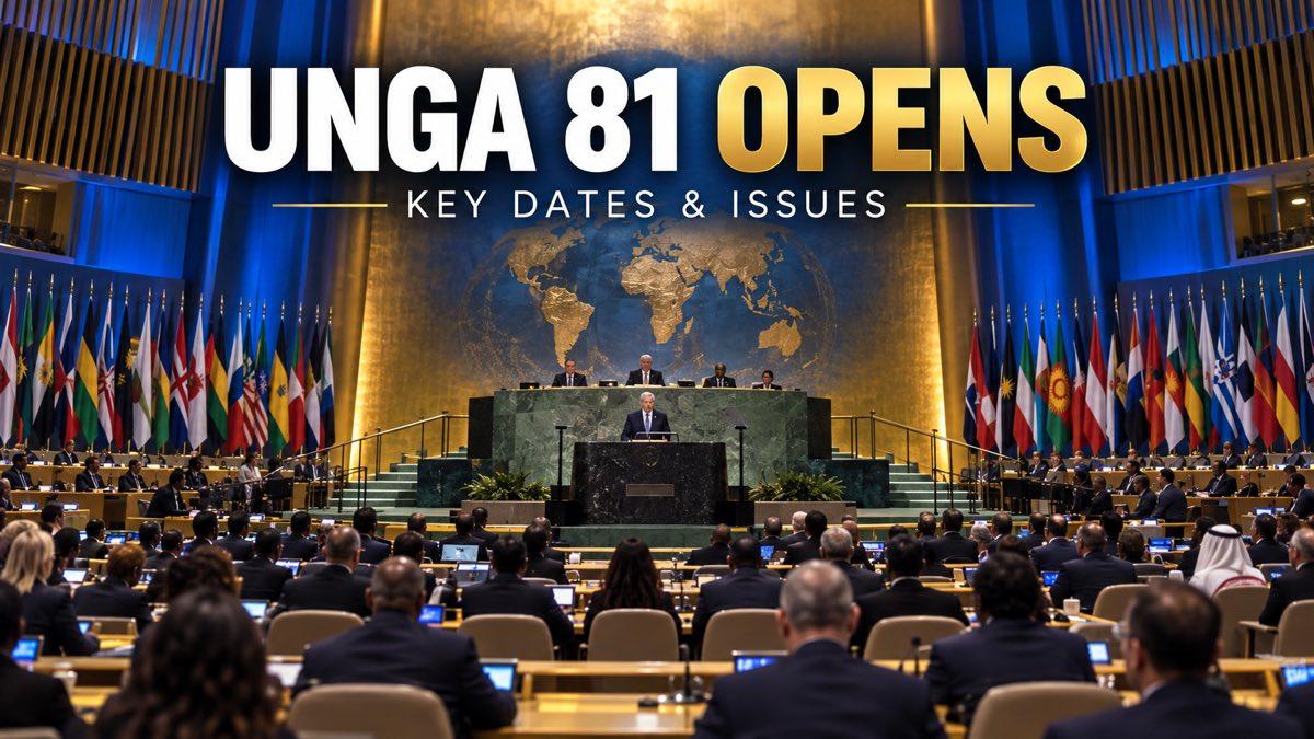 United Nations General Assembly hall prepared for the opening of its 81st session