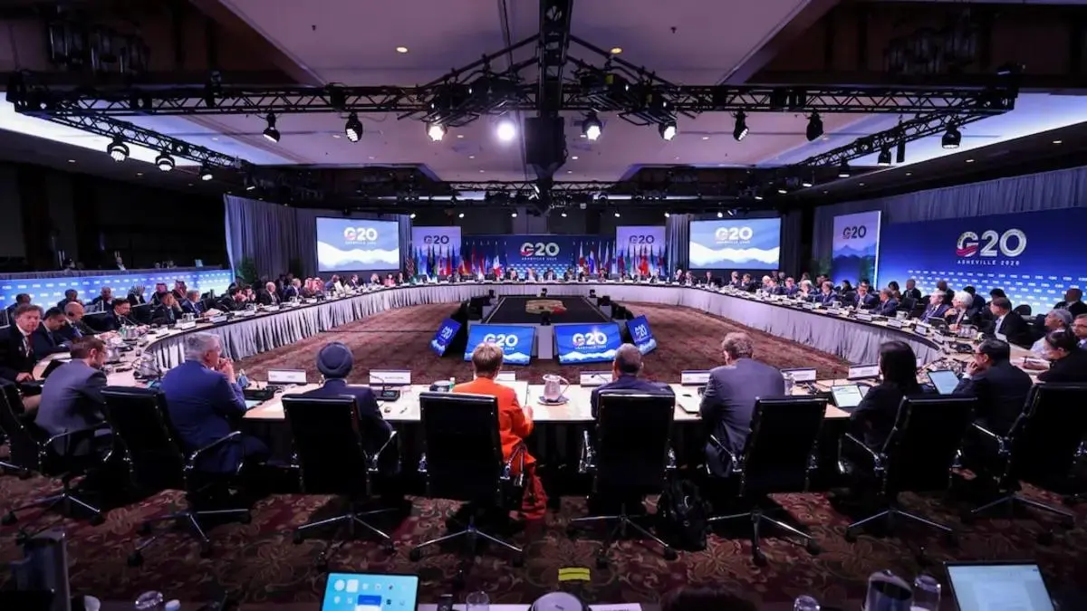 Finance ministers and central bank governors attend the 2026 G20 meeting in Asheville, North Carolina