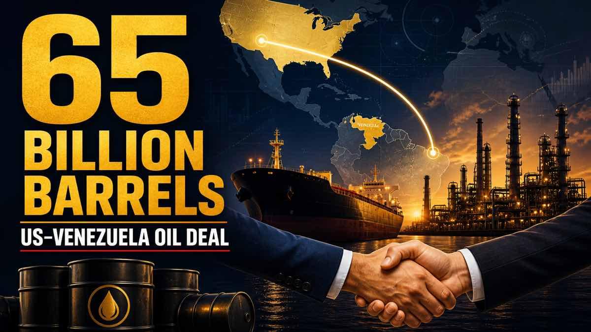 Oil fields linking the United States and Venezuela on a global energy map