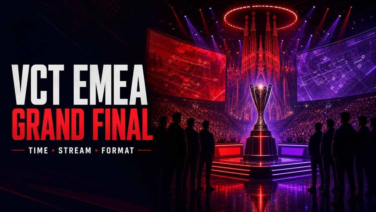 Valorant esports arena prepared for the VCT EMEA Stage 2 grand final
