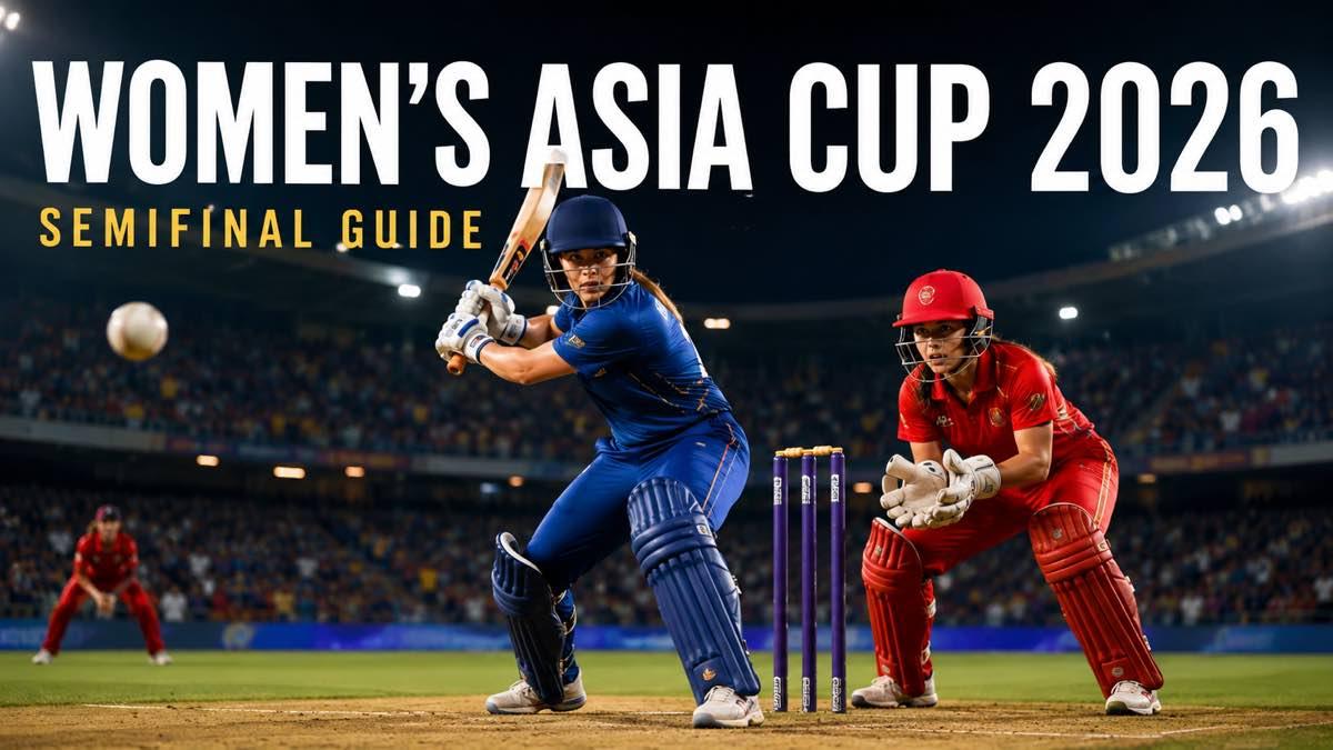 Women's cricket teams preparing for the Asia Cup semi-finals in Dubai